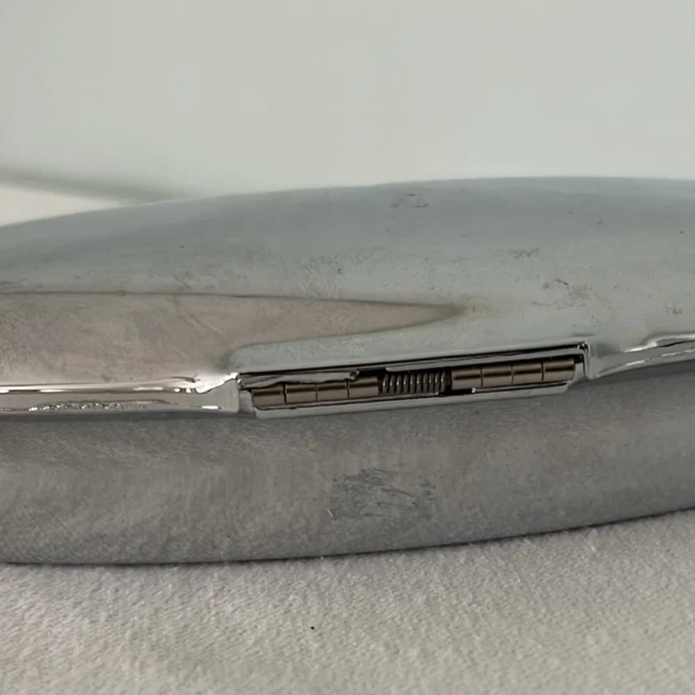 Milbern Chromium Mid Century Vintage Silent Table Butler Crumb‎ Brush